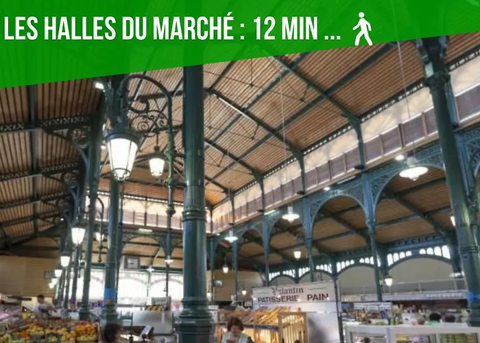 Loc Trotteur Le Safran F2 Grand Confort, Gare Sncf De 公寓 *