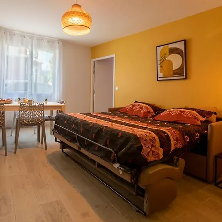 公寓 Loc Trotteur Le Safran F2 Grand Confort, Gare Sncf De 卢德